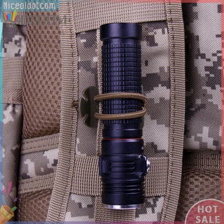 NI✿2Pcs/lot Molle Backpack Carabiner EDC Tool Elastic Rope Webbing Buckle