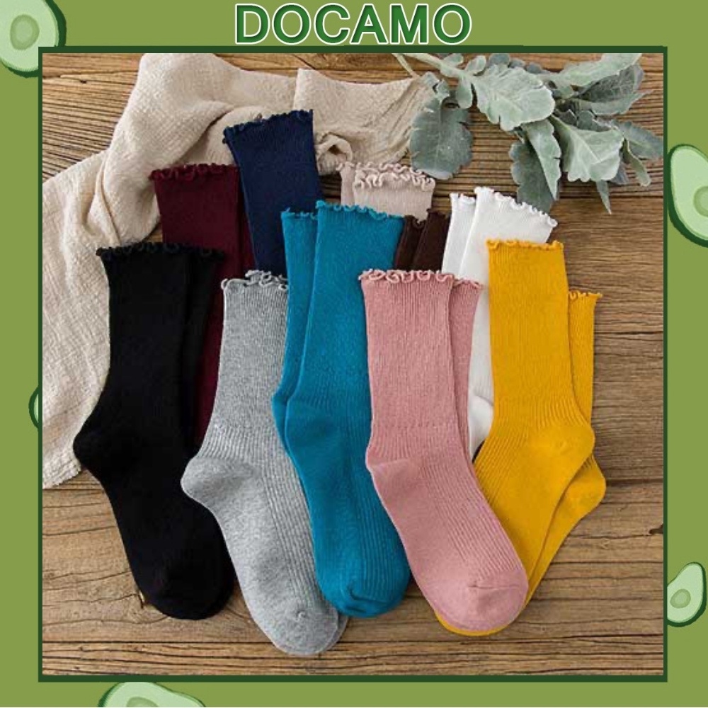 Vớ tất nữ cao cổ bèo nhún hàn quốc TN19 giá rẻ