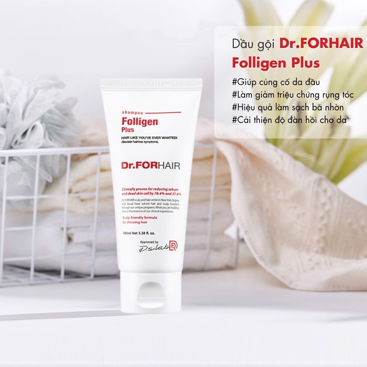 Dầu Gội Ngăn Rụng Tóc dr forhair Folligen Plus 100ml drforhair dr forhair