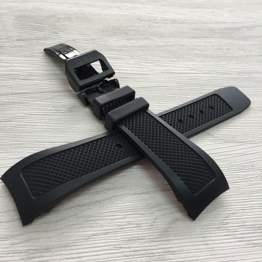 Phù Hợp Dây Đeo Đồng Hồ Bằng Cao Su Silicon Tự Nhiên Chống Thấm Nước Và Mồ Hôi 22mm Cho Iwc