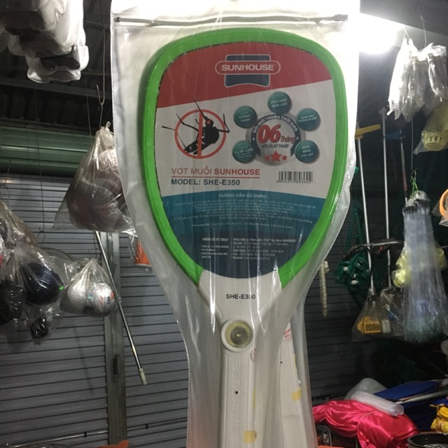 Vợt muỗi sunhouse e350 xanh