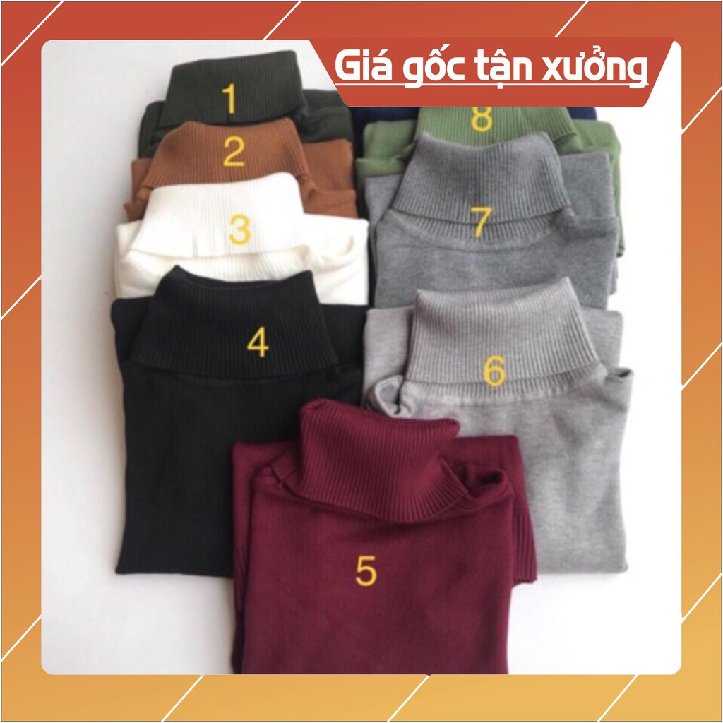HÀNG VIỆT NAM CHẤT LƯỢNG CAO Áo len nam cổ lọ loại dày đẹp GIÁ THẤP