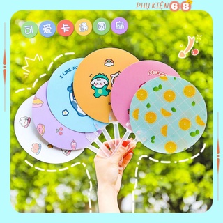 Quạt nhựa cầm tay nhiều mẫu cute - phụ kiện 68