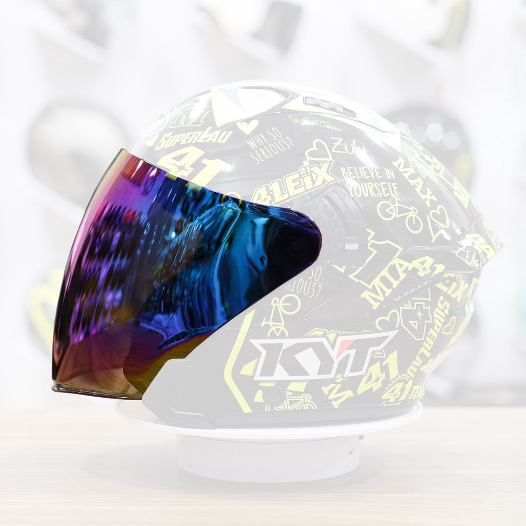 Kính Nón KYT NFJ Gương Titan 7 Màu