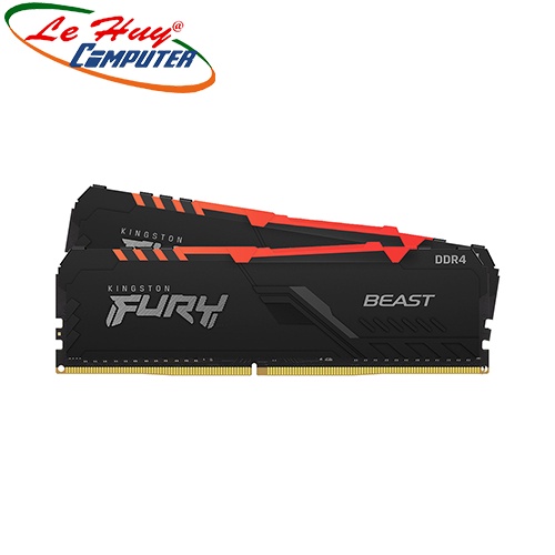 Ram Máy Tính Kingston Fury Beast RGB 32GB 3200MHz DDR4 (2x16GB) KF432C16BB1AK2/32