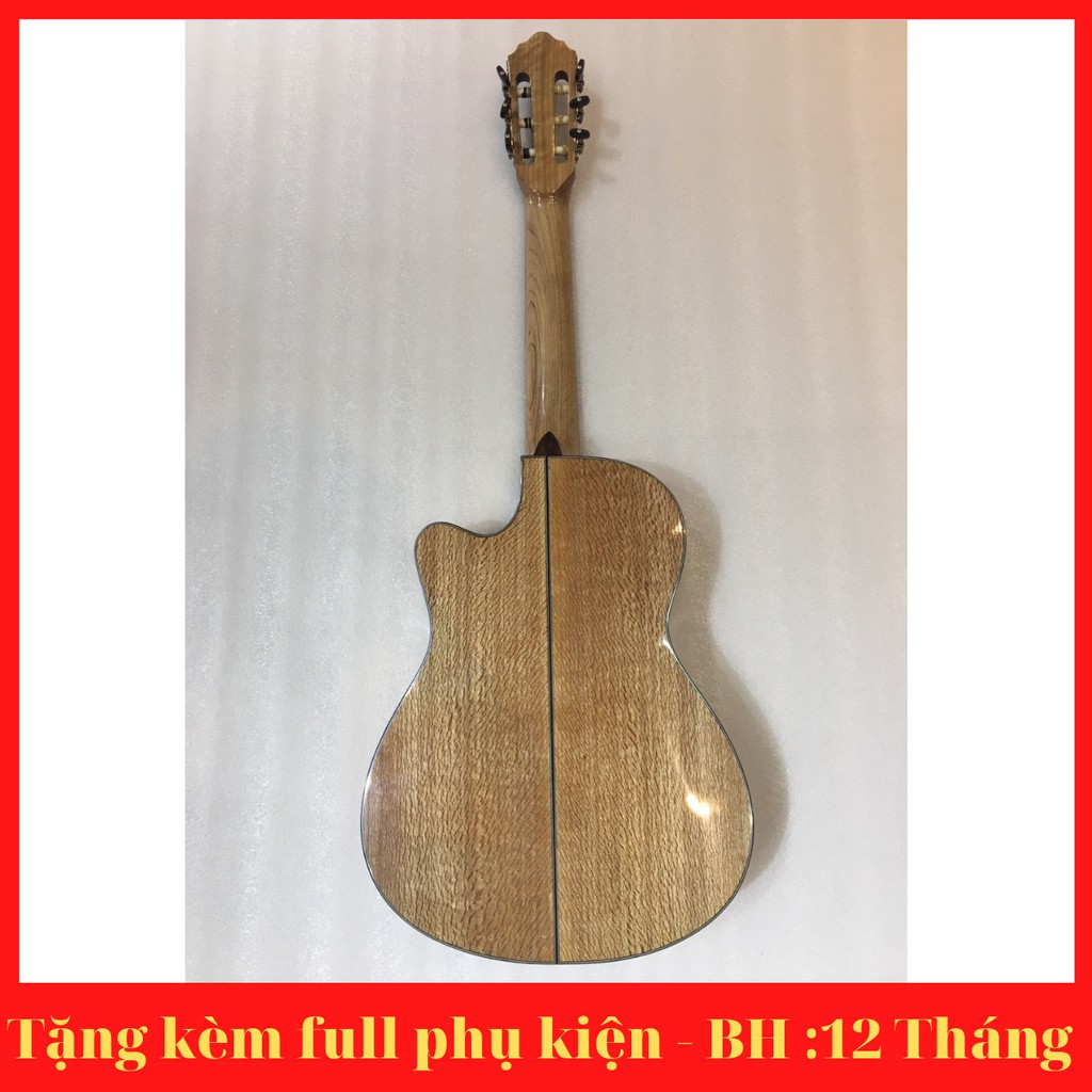 Xả guitar classic cao cấp dáng khuyết có ty , BH 12 tháng