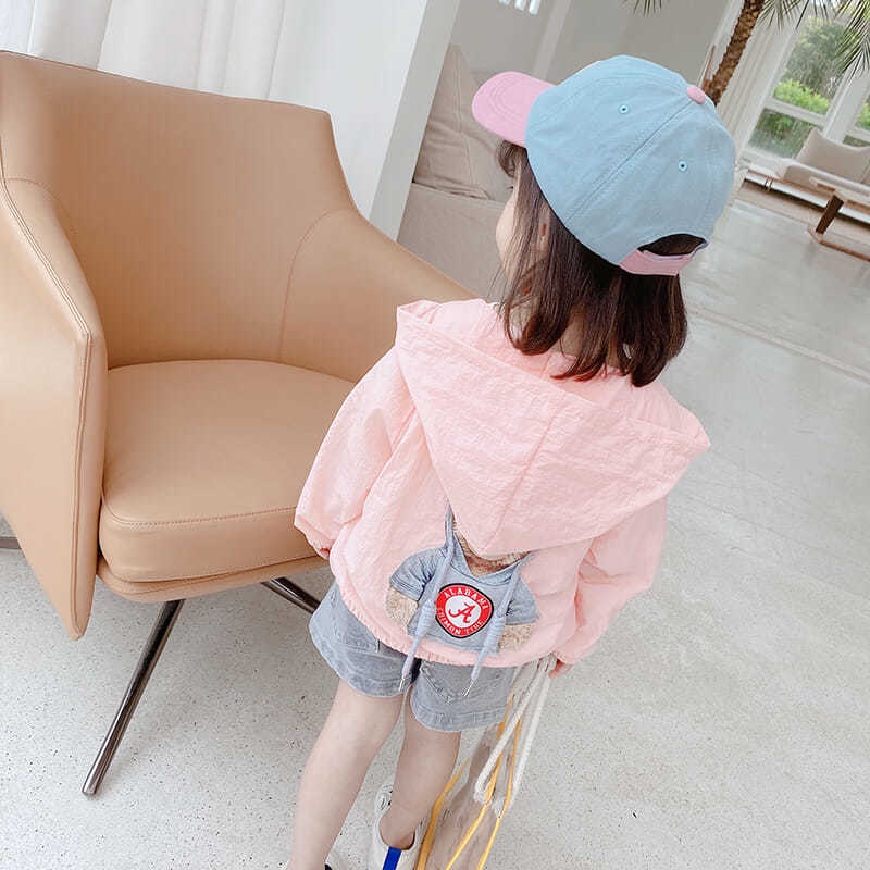 Áo khoác chống nắng thoáng khí thiết kế mới thời trang mùa hè dành cho bé gái