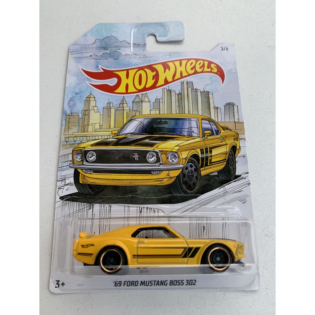Xe Hot Wheels '69 Ford Mustang Boss 302