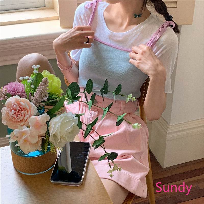 Áo Dệt Kim Không Tay Thời Trang Mùa Hè Cho Phái Nữ