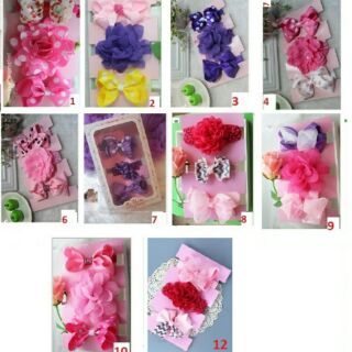 Hộp 3 băng đô cho bé gái