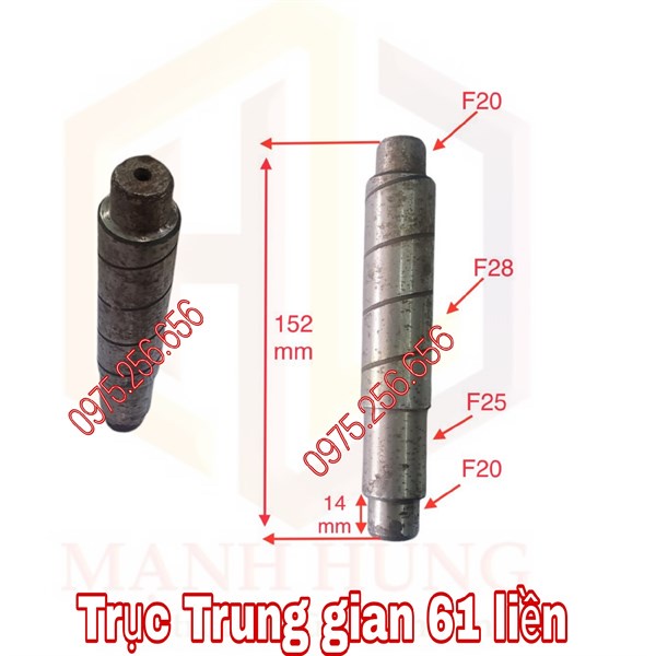 Trục Trung gian 61 liền