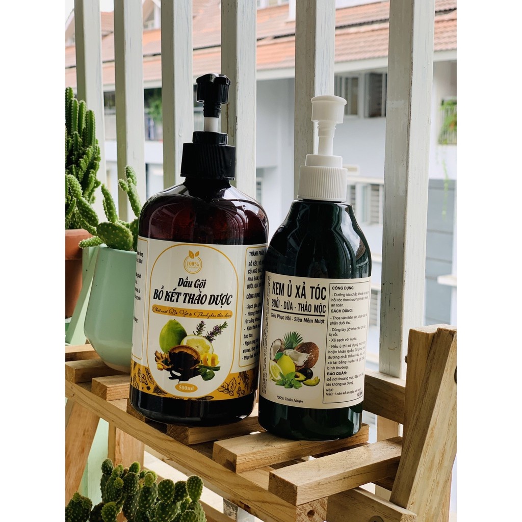 Dầu gội bồ kết cô đặc, Dầu gội thảo dược Handmade,Sạch gàu giảm rụng tóc Chai 500ml - Goss VIệt | BigBuy360 - bigbuy360.vn
