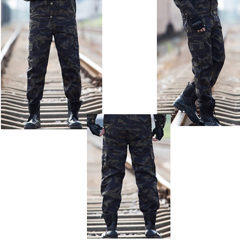 New Overalls Men's Cotton Wear Loose Loose Camouflage Tactical Military Pants Casual Labor Pants Work Pants | BigBuy360 - bigbuy360.vn