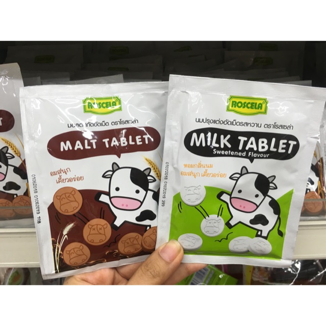 (HCM) Kẹo sữa bò Milk Tablet 20g Thái Lan