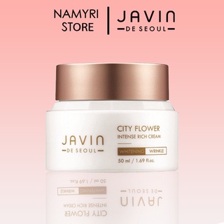 Kem Dưỡng Trắng Da Javin De Seoul và chống lão hóa ban ngày Hàn Quốc Javin De Seoul City Flower Intense Rich Cream 50ml