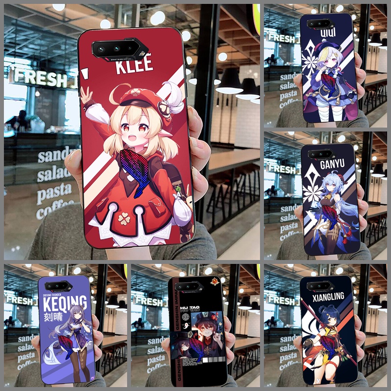 Bao Da Điện Thoại Họa Tiết Hoạt Hình Cho asus rog phone 5 3 2 rog5 rog2 Ốp