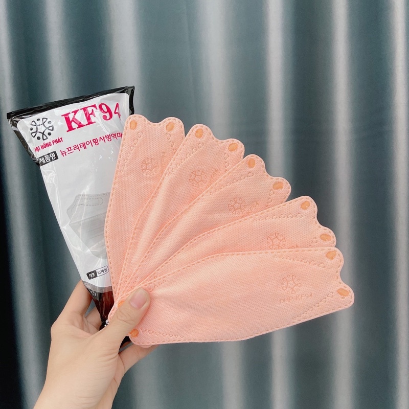 Set 50 Chiếc Khẩu trang 4D KF94 Chống Bụi Mịn Và Kháng Khuẩn Hàng Cao Cấp Hàn Quốc