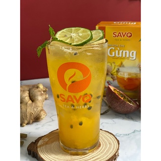 SAVO TRÀ HÒA TAN - VỊ GỪNG (Hộp 16 gói)