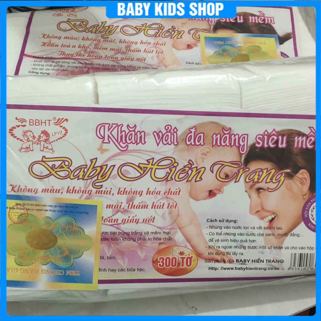 Khăn vải khô đa năng Hiền Trang 200gram