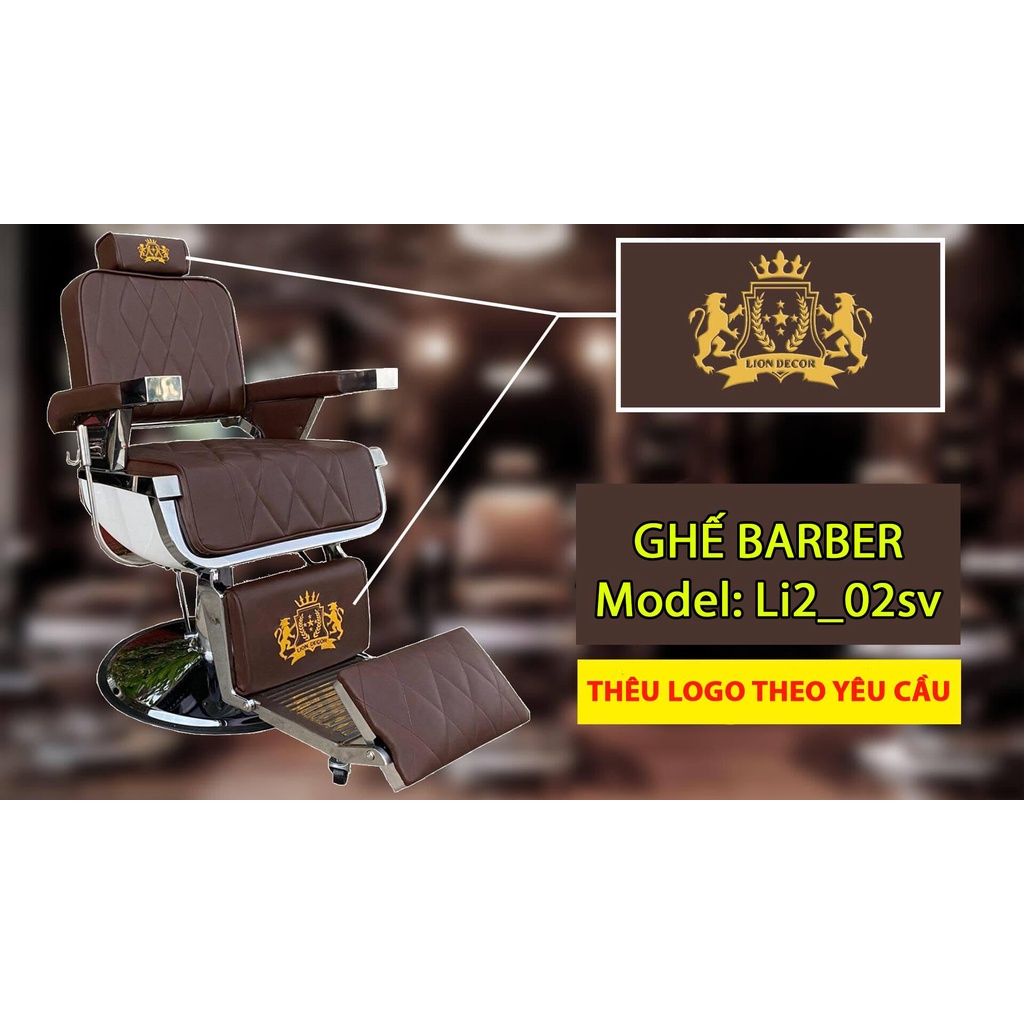 Ghế cắt tóc nam Alexander Li2_02SV - Men's Barber Chair Li2_02SV