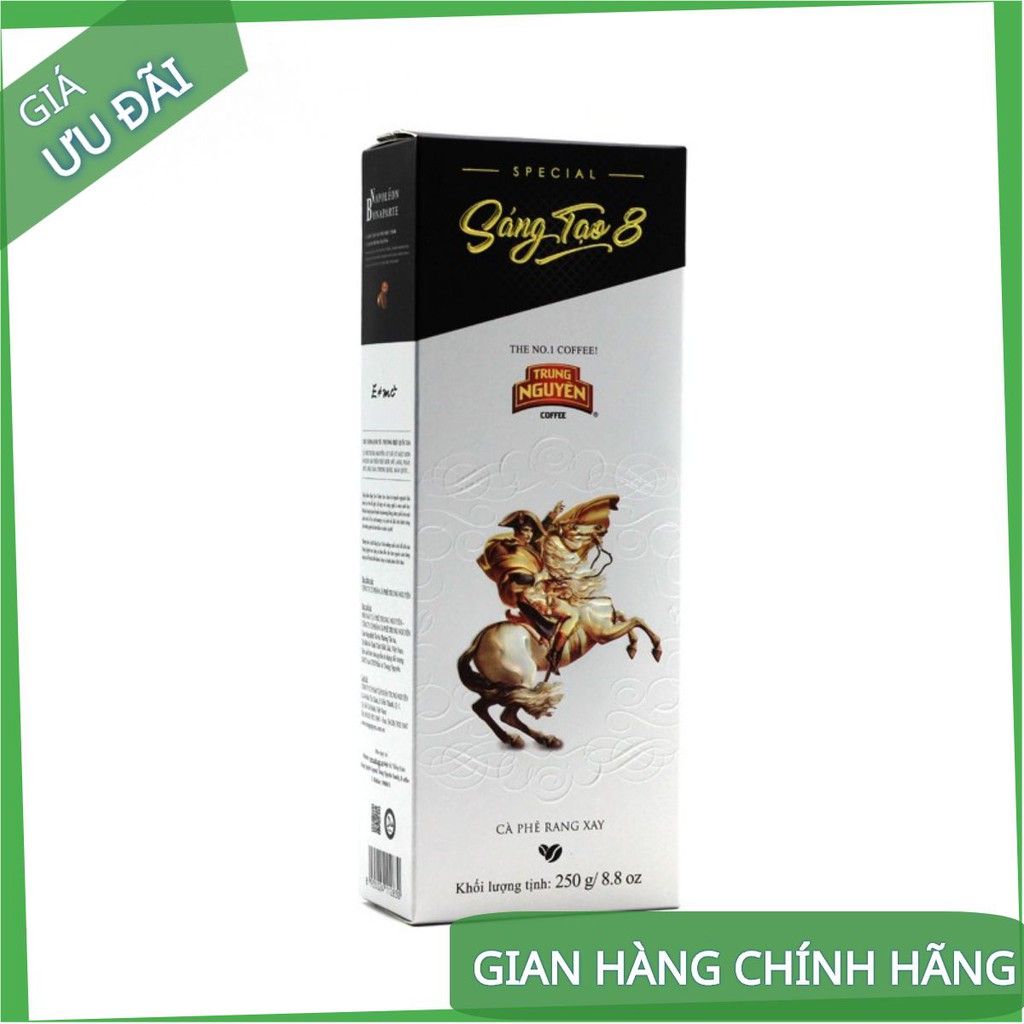 Cà phê Sáng Tạo 8 Trung Nguyên - Hộp 250 gram - Trung Nguyên Legend