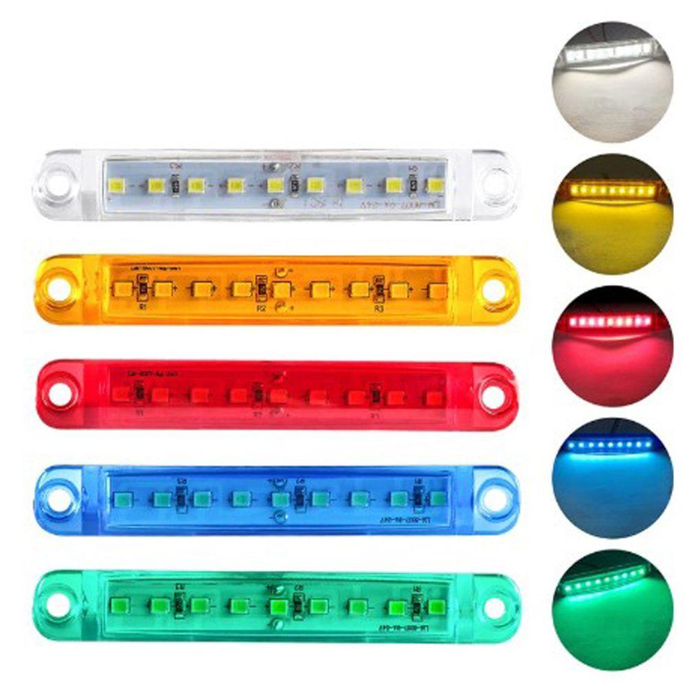 VANES1 Đèn LED 9 Bóng ABS Nhiều Màu Sắc Dành Cho Xe Hơi Xe Tải 24V