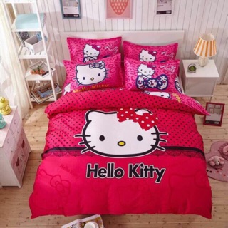Trọn bộ Chăn ga Poly kitty đoremon
