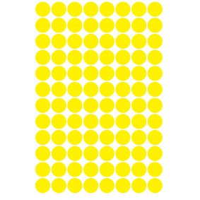 tem màu tem dán decal tròn các màu đủ kích thước