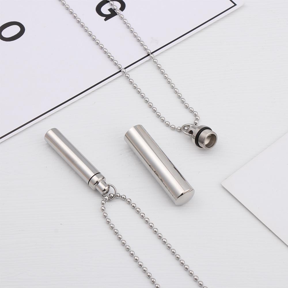 YVE Vòng cổ Mặt Lọ Điều Ước Hình Trụ Có Thể Mở Ra