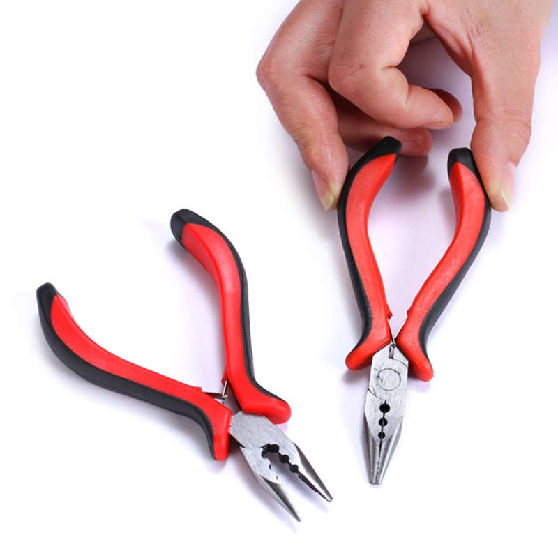 Kìm Cắt Dây Dài Mũi Tròn Bằng Thép Không Gỉ Làm Trang Sức Thủ Công