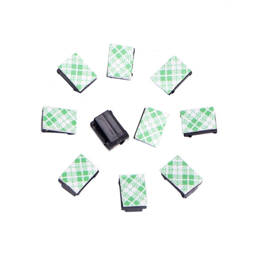 Set 10 Kẹp Cố Định Dây Cáp Tiện Dụng Cho Xe Ô Tô