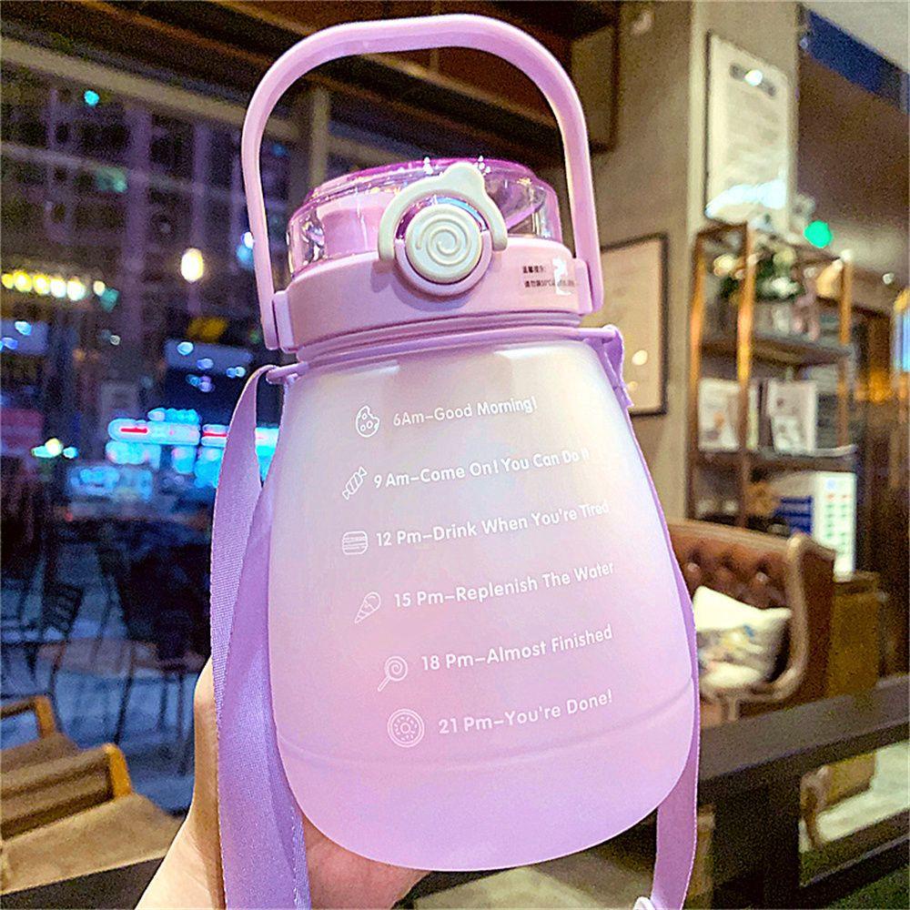 JANE Bình Nước Màu Gradient Kích Cỡ Lớn Dành Cho Trẻ Em Màu Sắc
