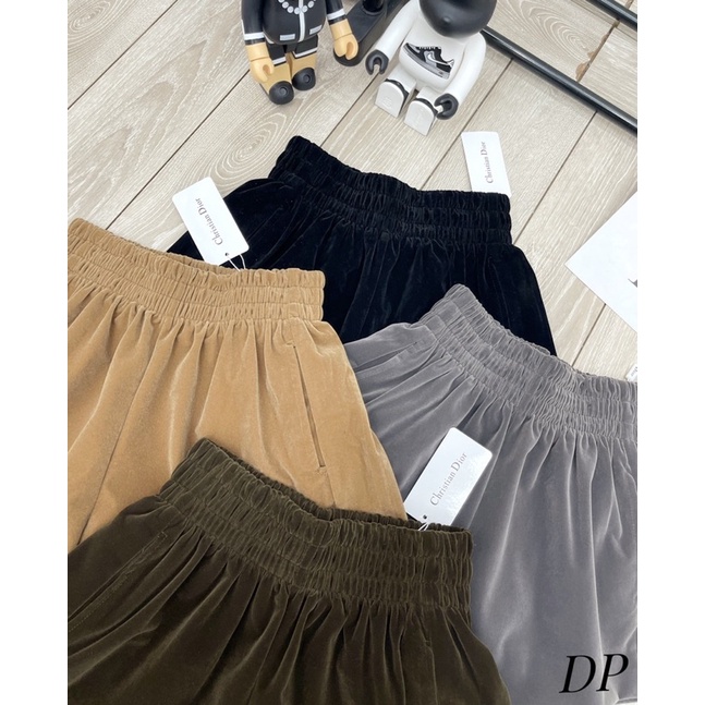 Quần sooc phồng nhung hàng QCL1