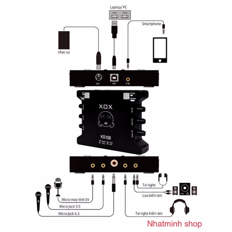 SOUND CARD XOX KS108 PHIÊN BẢN ĐẶC BIỆT