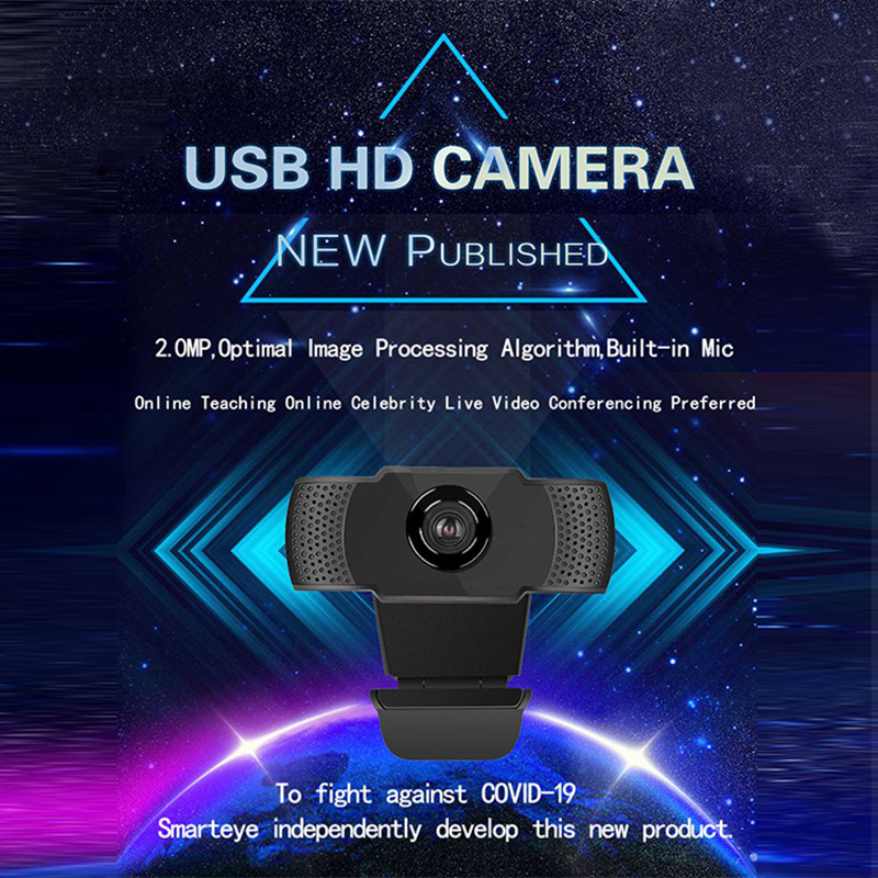 Webcam Usb 2.0 Logitech C920 C270 Aoni A30 C33 HD Gắn Máy Tính Chất Lượng Cao