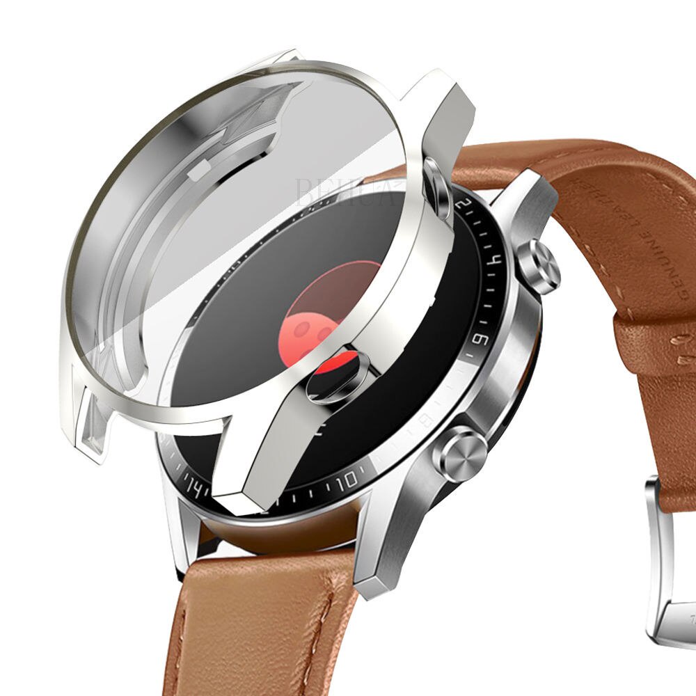 Toàn Bộ Vỏ Tpu Trong Suốt Bảo Vệ Màn Hình Đồng Hồ Thông Minh Huawei Watch Gt 2 46mm 42mm