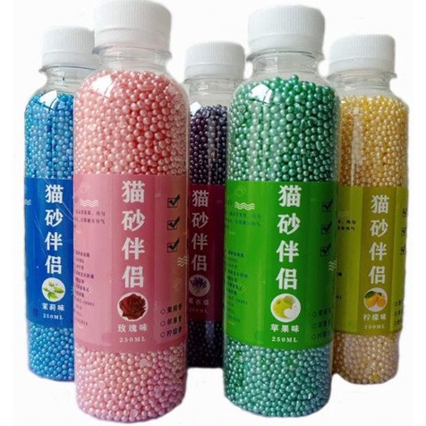 Hạt tinh thể khử mùi cát mèo than hoạt tính - chai 300g