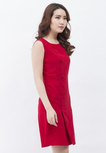 [Mã BMBAU50 giảm 50K đơn 150K] ZERASY - Đầm ngực phối nút bọc Zerasy | BigBuy360 - bigbuy360.vn