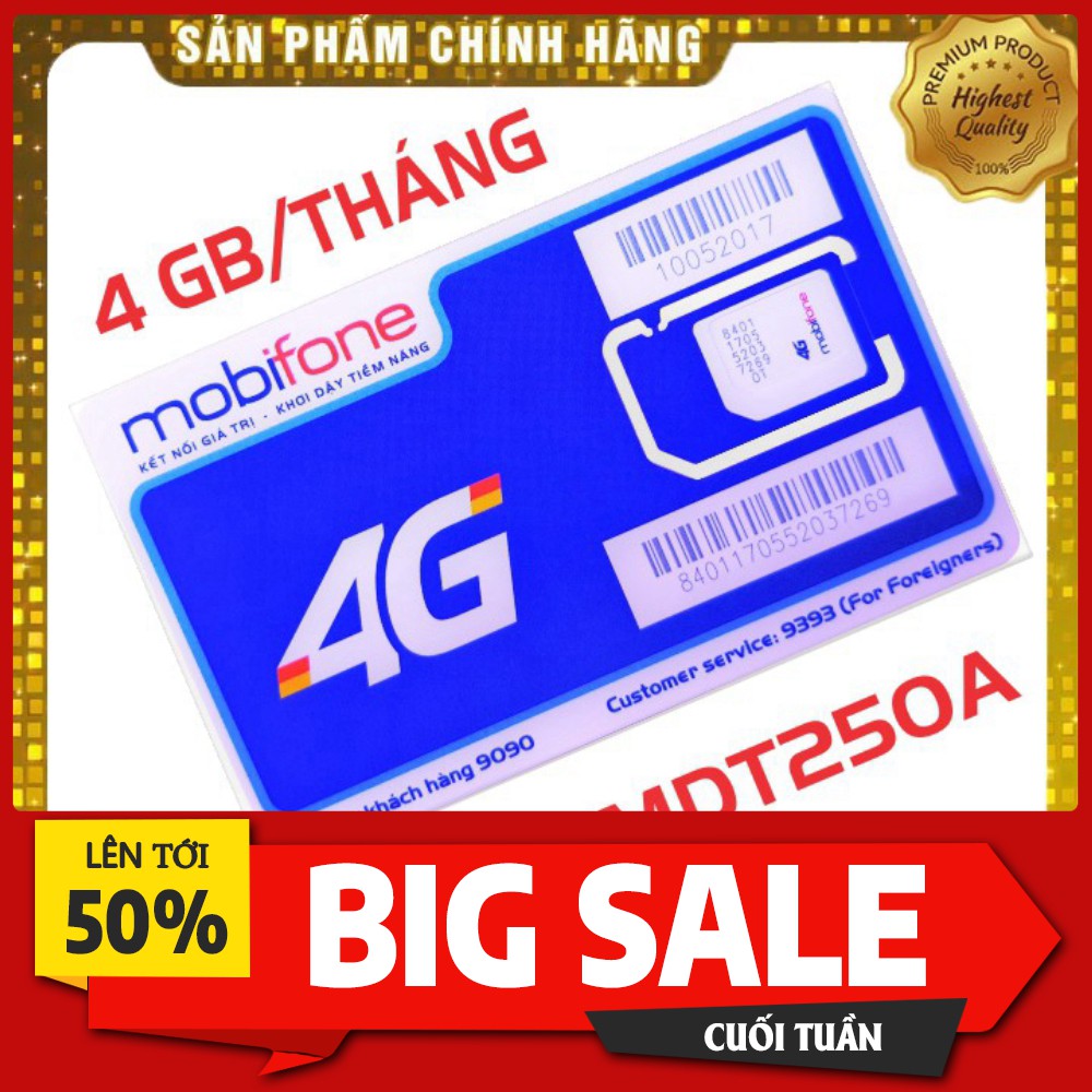 Sim 4G Mobi trọn gói 1 năm không cần nạp tiền