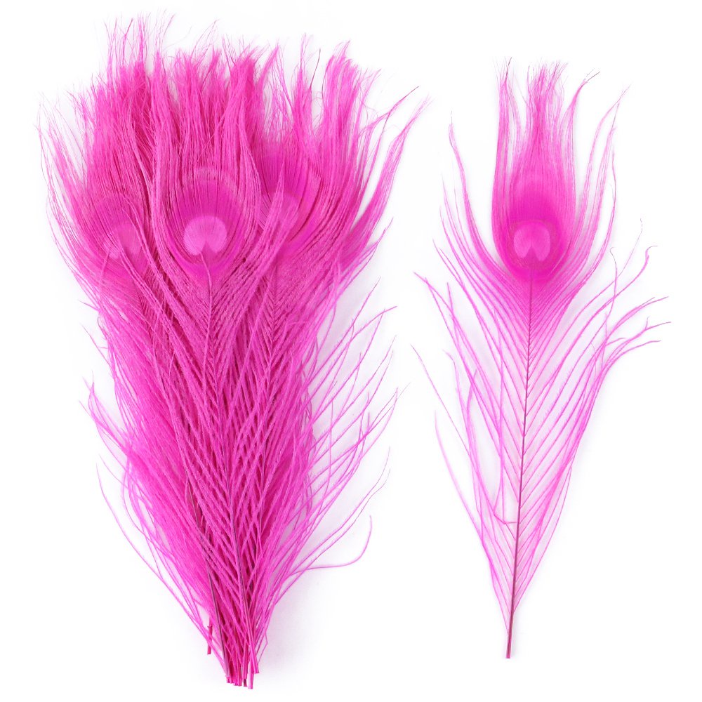 Peacock feathers màu trang trí cho bữa tiệc mũ quần áo may thủ công mỹ nghệ plume diy trang sức phụ kiện