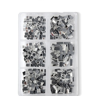 Phụ kiện đá chân keo mix hình trắng và ab