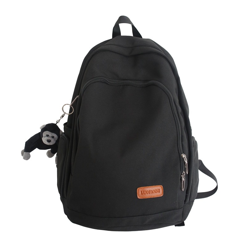 Balo màu trơn cỡ lớn thiết kế đơn giản thời trang