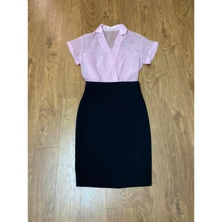 Bộ áo elise, chân váy ivy size M