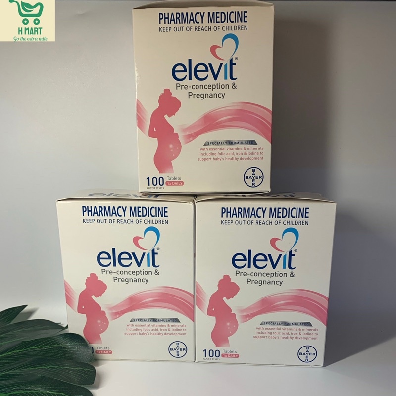 Elevit Úc hộp 100 viên - Vitamin tổng hợp cho bà bầu