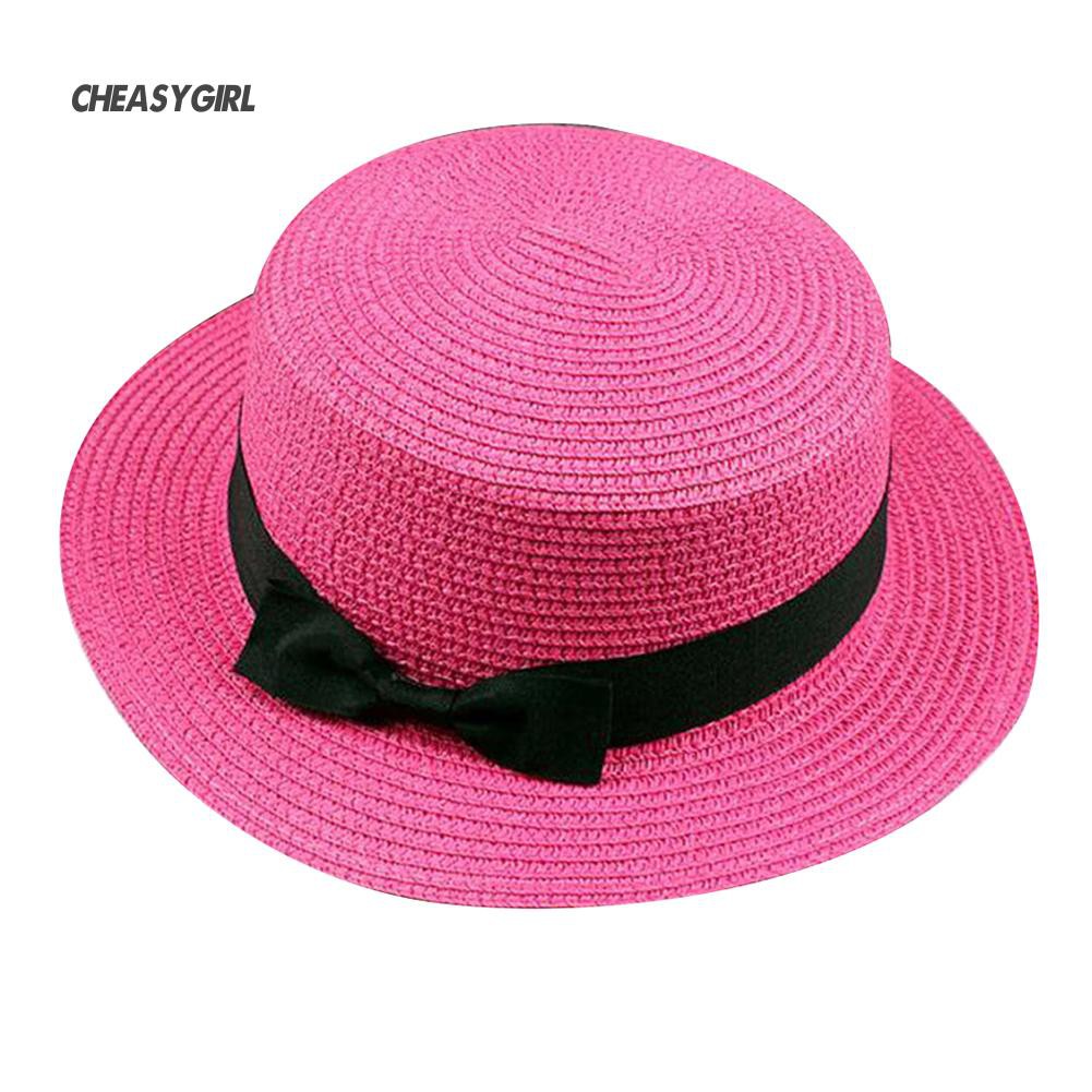 ★Nón Cói Rộng Vành Phối Nơ Màu Sắc Thời Trang Cho Nữ