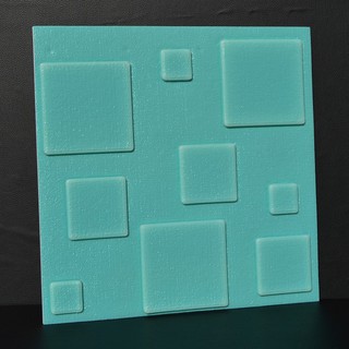 Giấy dán tường 3D ô vuông nổi