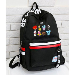 Balo Cặp Da BTS BT21 Mẫu 3