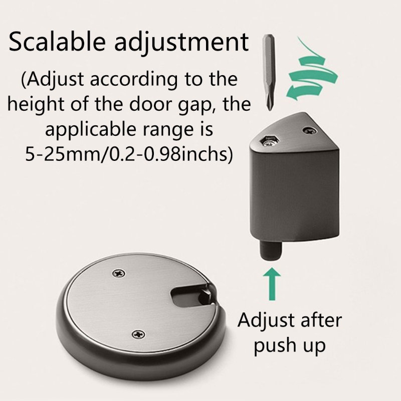 Dụng Cụ Chặn Cửa Bằng Hợp Kim Kẽm Chống Va Chạm Phong Cách Hiện Đại