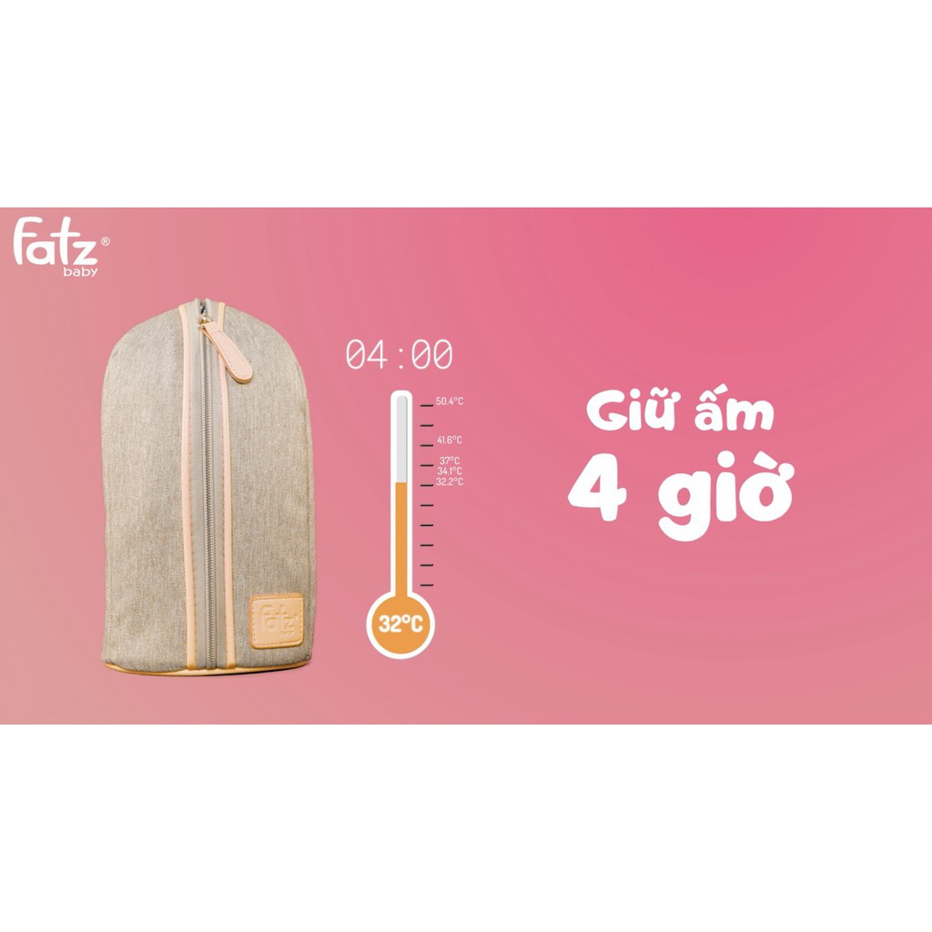 Túi giữ nhiệt đơn - phụ kiện cho bình sữa FatzBaby Thermo 1 - Fatz FB2015SL