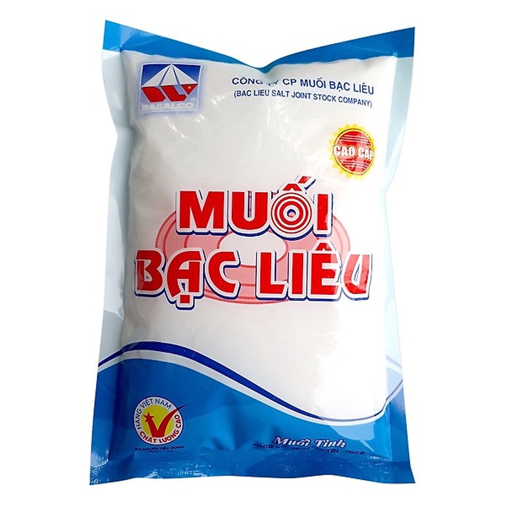 Muối Tinh Sấy Bạc Liêu 500g date: 07/21 - 07/23